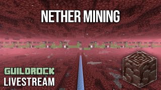 Nether Mining in Minecraft GuildRock SMP