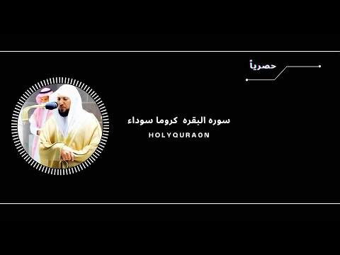 سوره البقره صفحه 4 كروما سوداء الورد اليومي بصوت الشيخ ماهر المعيقلي
