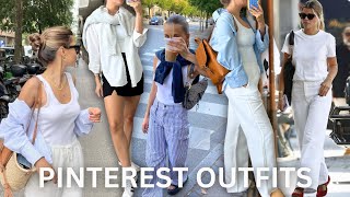 RECREATING SPRING PINTEREST OUTFITS 2024 | Casual Outfit Ideas