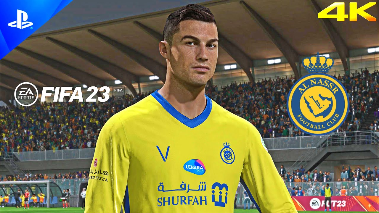 FIFA 23 - 4K, RONALDO VS MESSI - ALNASSAR VS PSG, PS4 Pro Gameplay [4K  HDR], Gameplay #168 in 2023