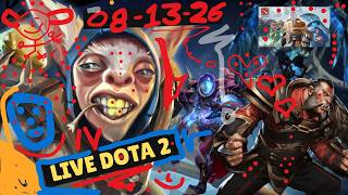 Lets Play Dota 2 !, Just Vibes, No Tilt ! | 08-13-26