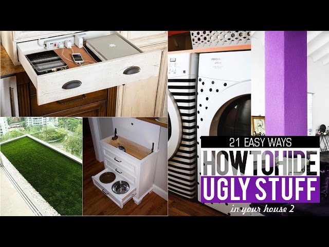 How to Hide Ugly Stuff in Your House