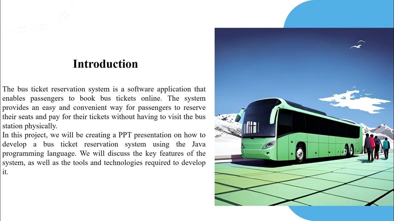 Bus Management System ||Java||Menu Driven Program||Presentation ...