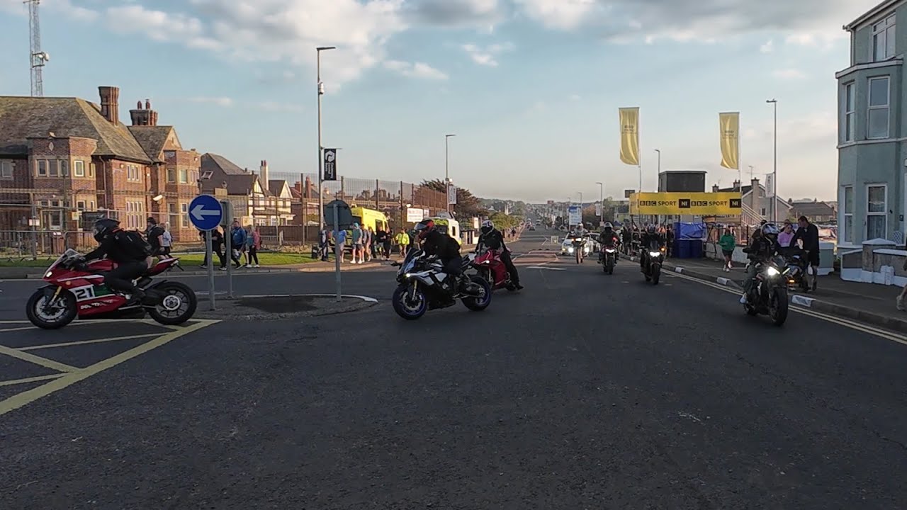 Bikers rush to get Home - Luna goes to the Nortwest 200 10th May 2025