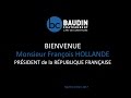 Visite de franois hollande chez baudin chateauneuf 14 mars 2017