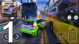 Drive X Unlimited - Gameplay Walkthrough Part 1 - Stunt Cars Extreme Ride (iOS, Android) screenshot 1