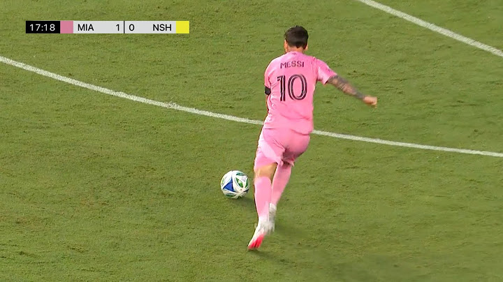 Messi Crazy Free Kick Goal vs Nashville