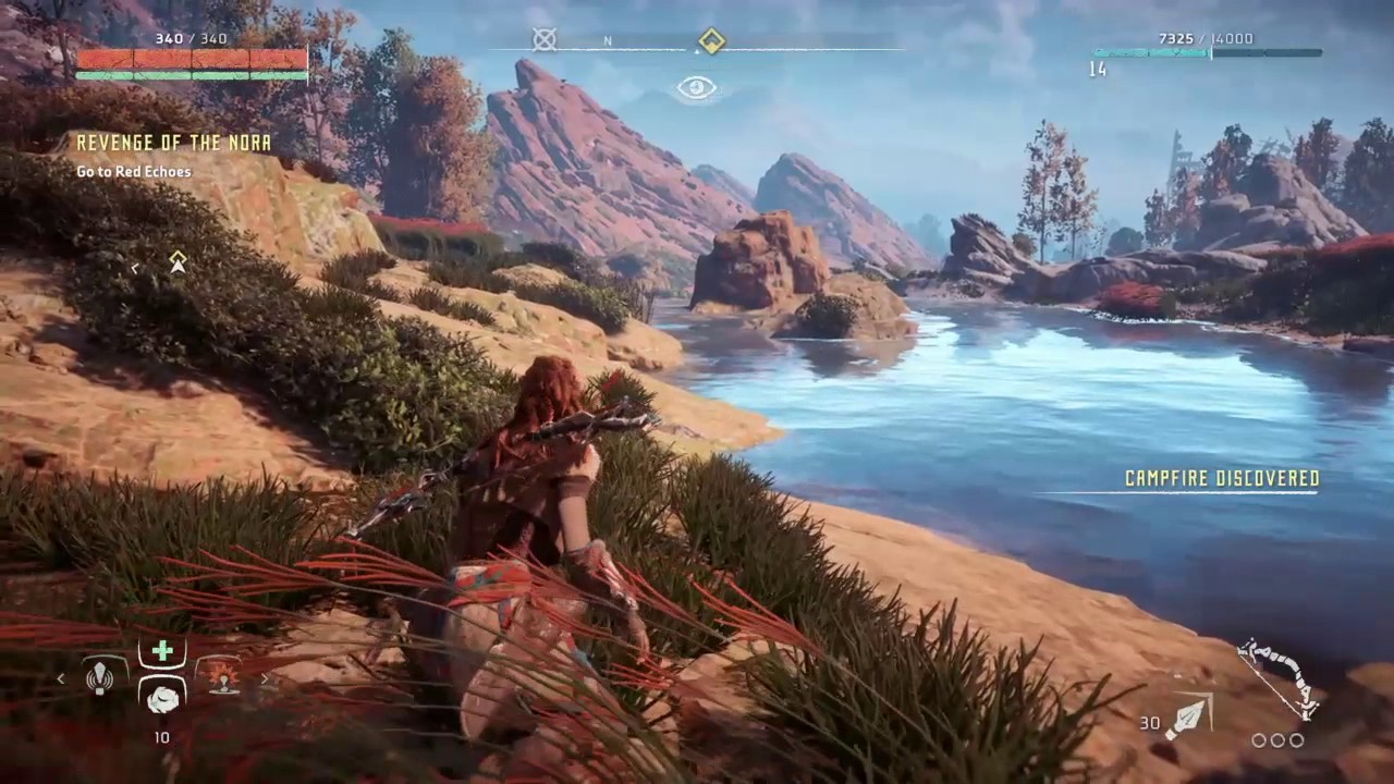 Horizon Zero dawn free roam gameplay YouTube