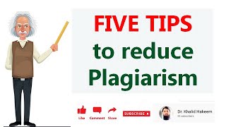 5 important tips to reduce plagiarism in academic writings.