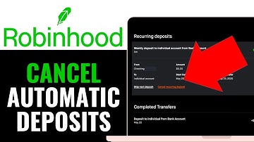 How To Cancel Automatic Deposits On Robinhood 2025 (EASILY)