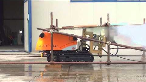R Jet - 062 Demonstration of surface preparation for corrosion protection under 85 cm
