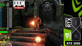 Doom Eternal 8K Ultra Nightmare Settings DLSS | RTX 3090 | Ryzen 9 5950X