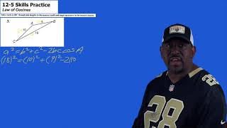 McGraw Hill Algebra 2, Chapter 12, Lesson 5 - Law of Cosines