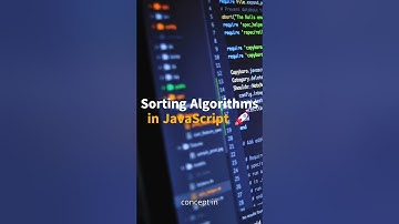 🚀 Sorting Algorithms in JavaScript 🚀 #coding #programming #javascript  #sortingalgorithms