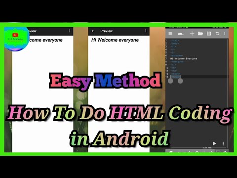 How To Do HTML in Android Easy Method | SHA Academy