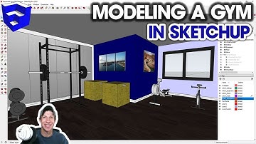 Modeling a GYM in SketchUp! Step by Step Tutorial