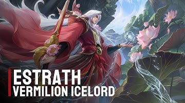New Skin | Estrath - Vermilion Icelord | Heroes Evolved | NetDragon