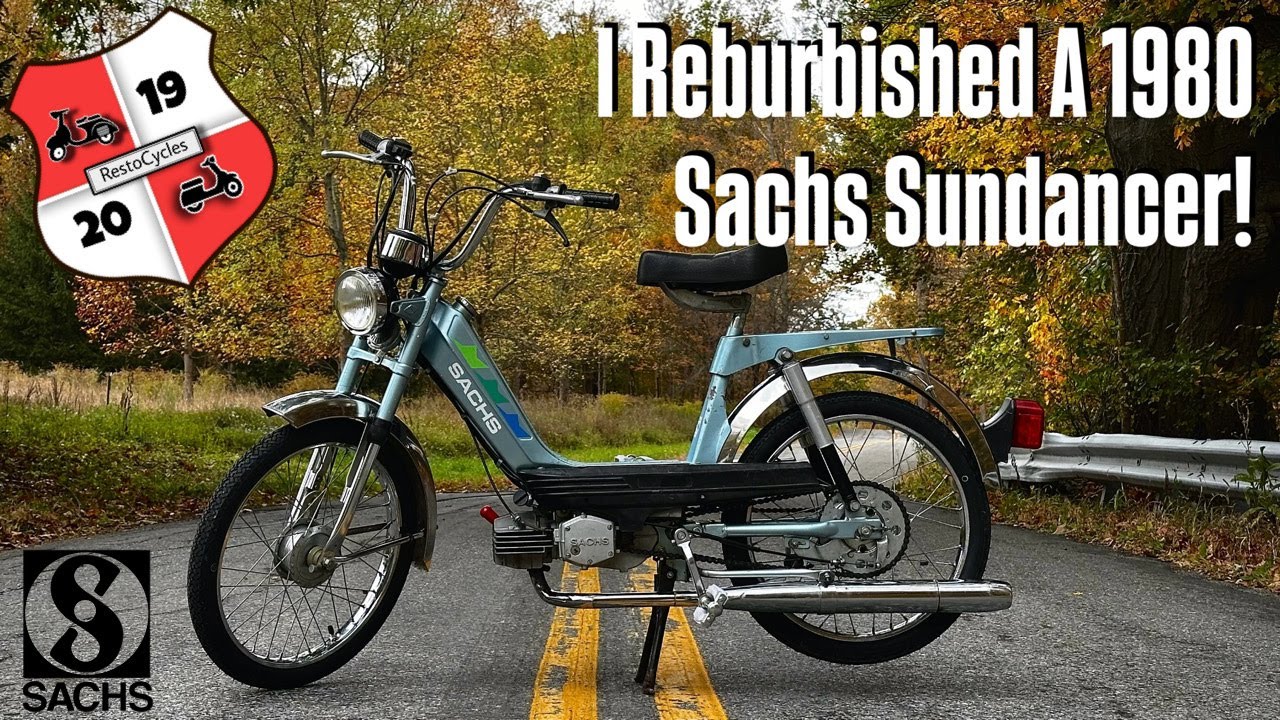 Я отреставрировал мопед Sachs Sundancer!
