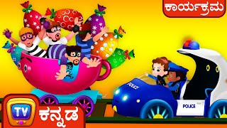 ರೈಲುಹಳಿ ಬೆನ್ನಟ್ಟಿಕೆ (The Railroad Chase) – ChuChu TV Police ಮಕ್ಕಳ ಮೋಜಿನ ಕತೆಗಳು