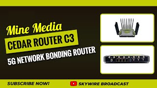 🚀 Introducing the Mine Media Cedar Router C3 – 5G Network Bonding Router! 🌍📡
