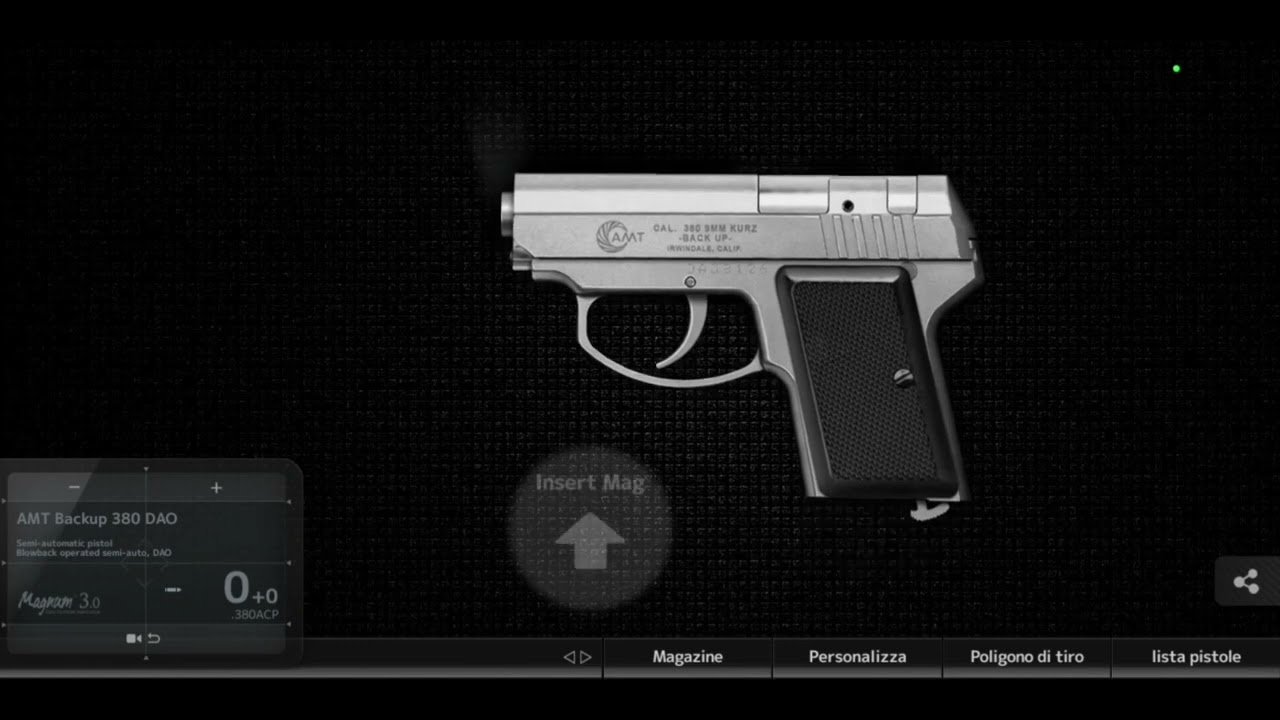 AMT Backup 380 DAO  .380ACP💥