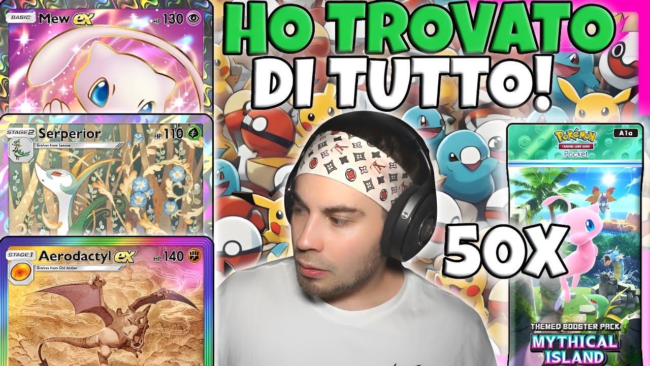 APRO 50 PACCHETTI DE "L' ISOLA MISTERIOSA" E TROVO DI TUTTO! | POKEMON ...