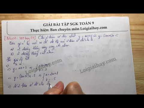Video Giải bài 21 trang 54 SGK toán 9 tập 1 - youtube