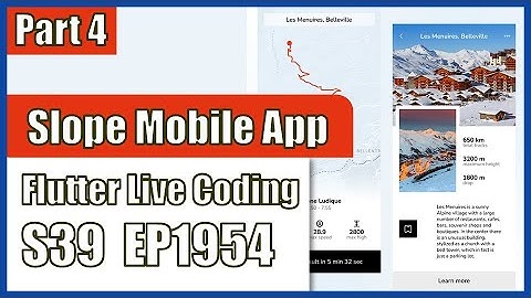 [Flutter] Flutter Live Coding EP1954 (Slope App Part 4)