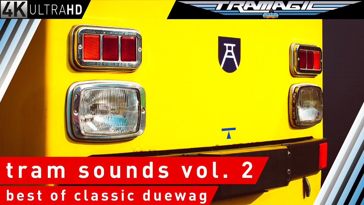 Tram Sounds Vol. 2: Лучшее из классических трамваев Duewag | 4K