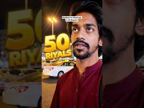 Makkah to Madinah in Just 50 Riyals? 🕋🚕 | Tayab Travels #Shorts