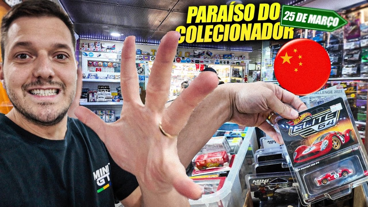 FUI CAÇAR NA 25 DE MARCO SO  DE HOT WHEELS NA CHINA