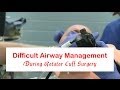 Difficult Airway Management for Rotator Cuff Surgery