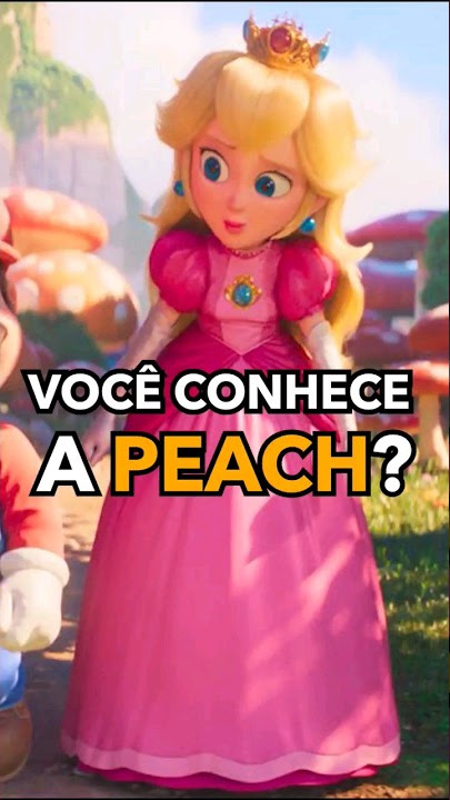 Maquiagem artística inspirada na Princesa Peach do jogo e agora filme