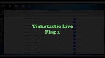 [Hacker101] Ticketastic Flag 1