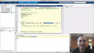 PDF and RMS of quantization error