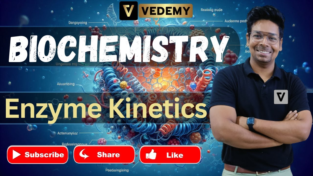 Enzyme Kinetics | Biochemistry | Virendra Singh | CSIR | GATE | DBT | ICMR | IIT JAM | CUET PG |