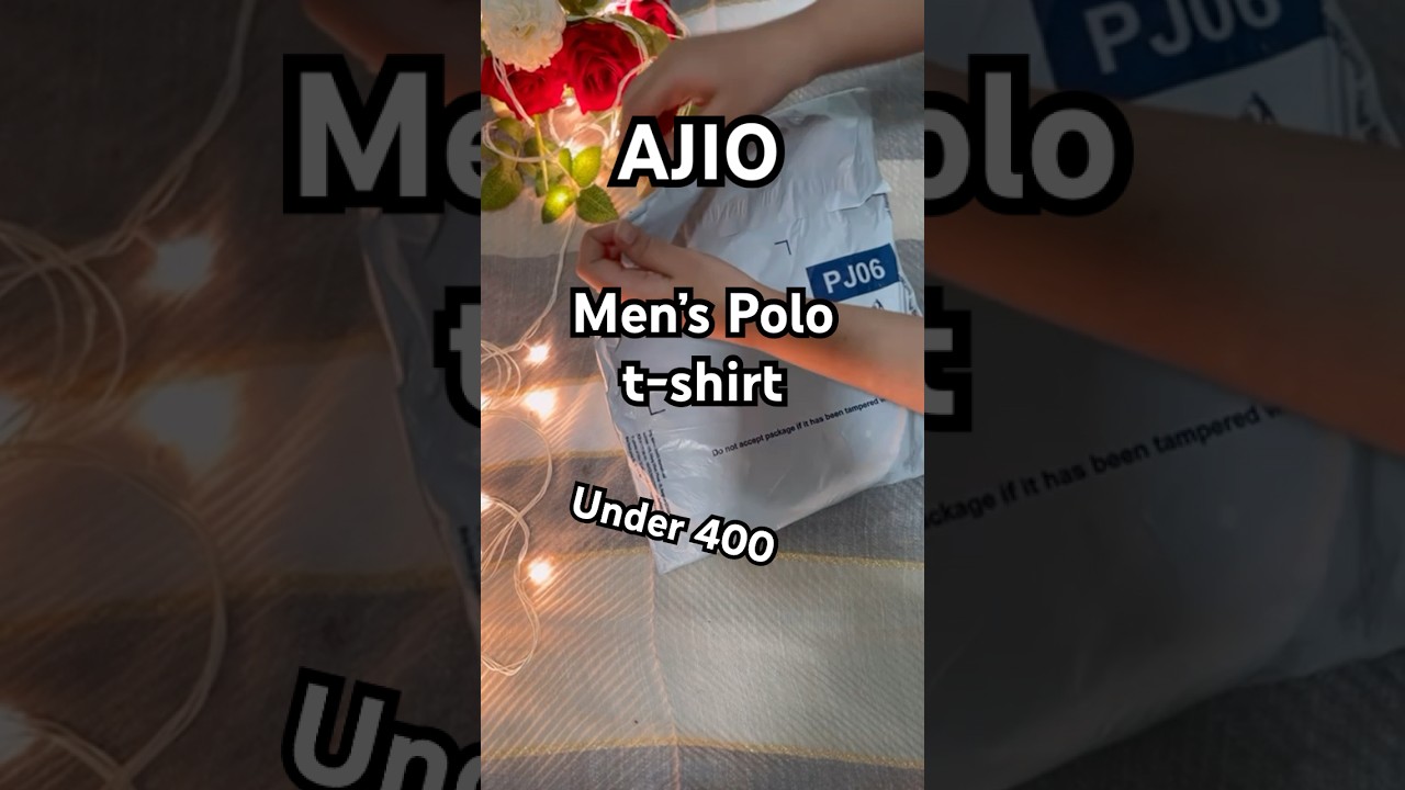 AJIO Men’s Polo Tshirt | Honest Review | Haul | Affordable Tshirts