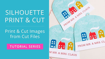 Silhouette Print & Cut Tutorial - Make a Print & Cut Image from a Regular Cut File