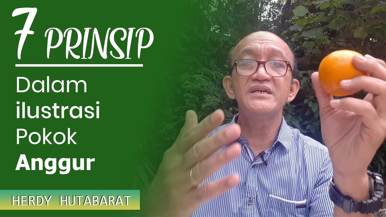 7 PRINSIP DALAM ILUSTRASI POKOK ANGGUR │ Herdy Hutabarat