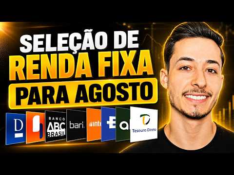 🤑Seleção de investimentos de renda fixa! Melhores CDB, LCI e LCA para Agosto