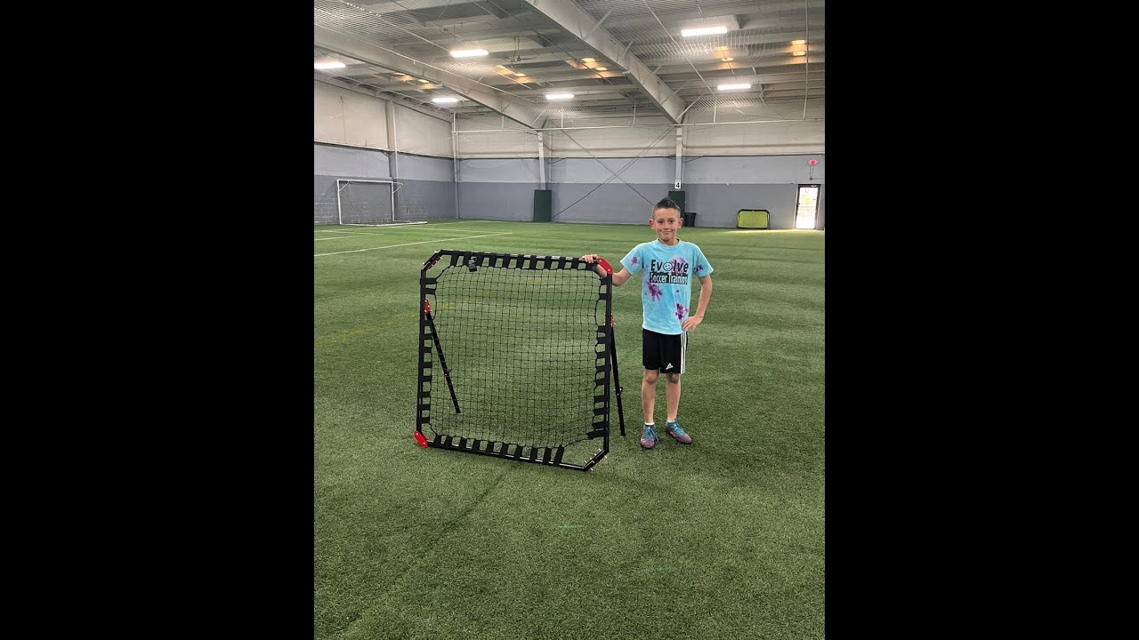 Soccer Portable Kick-Back Rebound Net For Kids and Teens, Black 4x4 ...