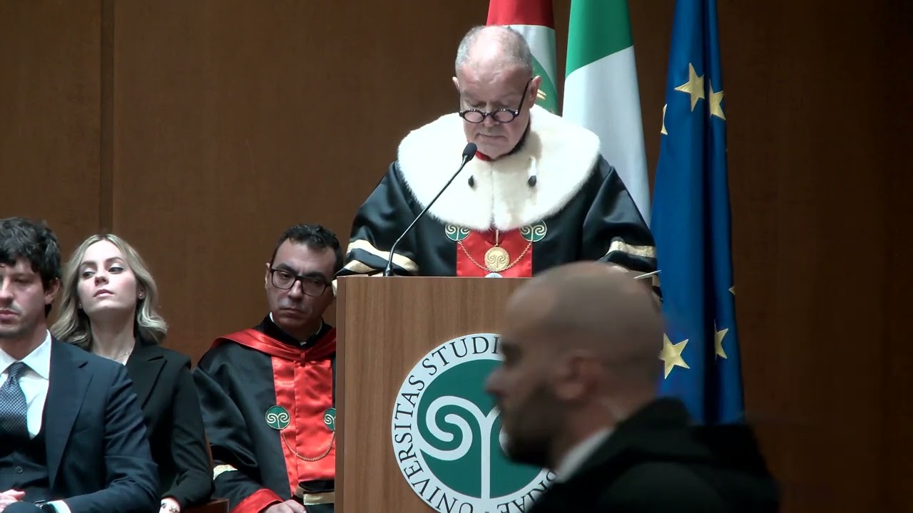 Il Magnifico Rettore Angelo Tagliabue - Inaugurazione a.a. 2022-2023