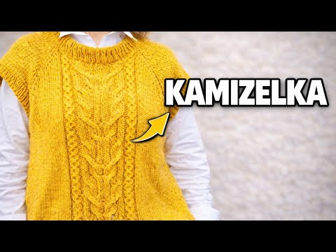 Kamizelka na drutach | Jak zrobić kamizelkę krok po kroku | Knitting vest