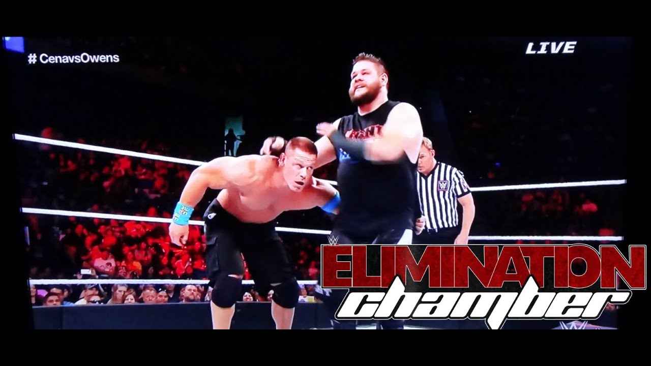 WWE Elimination Chamber 2015 John Cena vs Kevin Owens FULL MATCH REVIEW YouTube WWE Elimination Chamber 2015 John Cena vs Kevin Owens FULL MATCH REVIEW YouTube