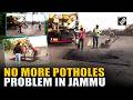 No more potholes problem in Jammu! JMC to fix them in 24 hours using new AI machine