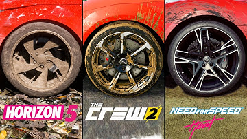 Forza Horizon 5 vs The Crew 2 vs NFS Heat - FULL Comparison! Attention to Detail & Graphics! PC 4K