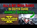 In-Depth Guide Bot Mega Bases DESTROY Super Helldive Difficulty Tips and Tricks