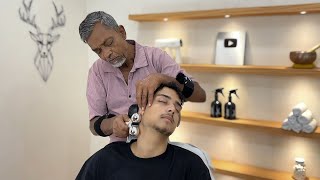 ASMR💲3 Head Massage By Waris Barber💆🏻‍♂️ Mind Relax Therapy✨ Tok Sen Magic on Back screenshot 1