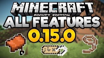 ALL FEATURES COMING to 0.15.0! - Horses, Commands, Pistons & Realms! - Minecraft PE (Pocket Edition)