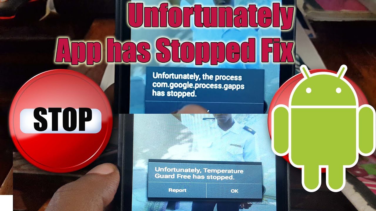 Unfortunately The Process Com Google Process Gapps Has Stopped Fix